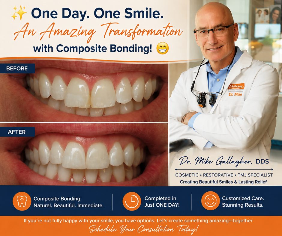 ✨ One Day. One Smile. An Amazing Transformation with Composite Bonding! 😁